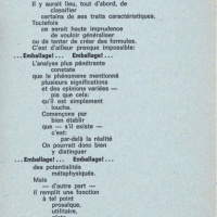 Tadeuzs Kantor, Emballage Manifeste, katalog, 1. MeÄ‘unarodni susret likovnih umjetnika 1968